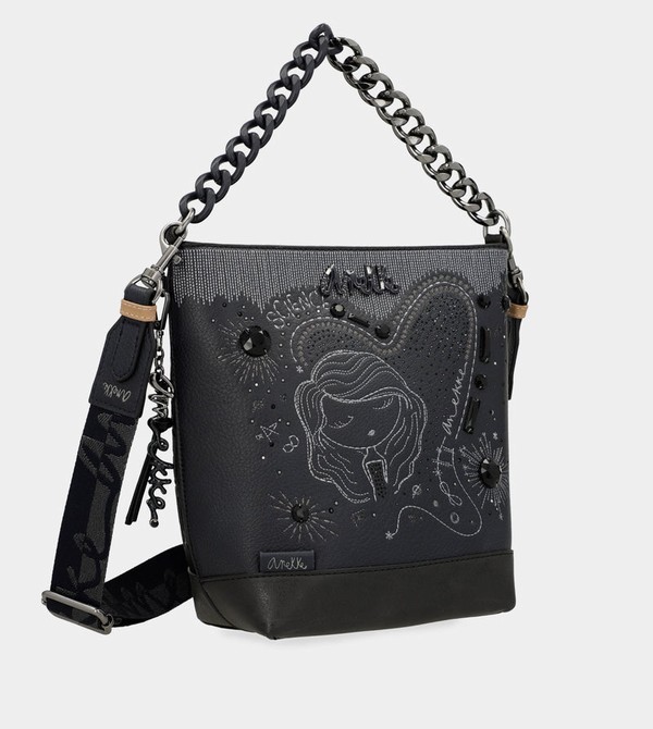 Anekke Studio Navy Blue Medium Borse Crossbody | AV9764152