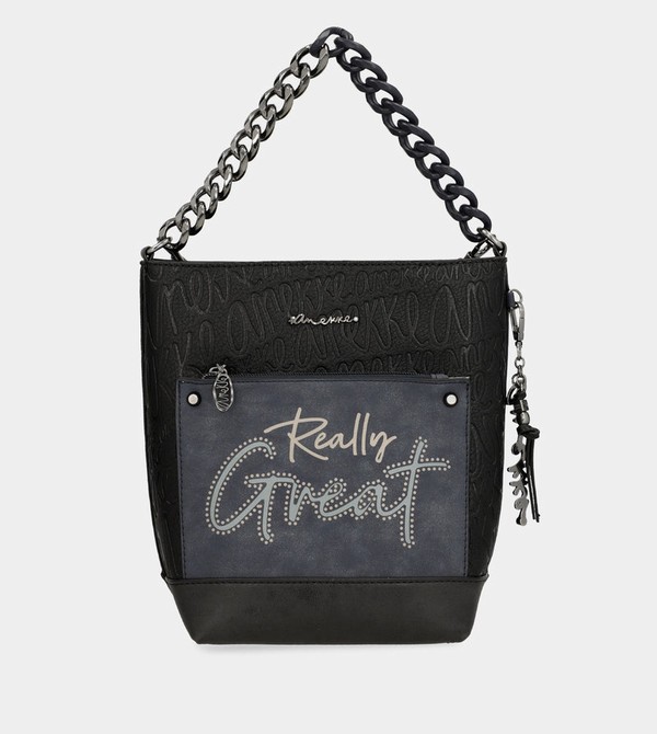 Anekke Studio Navy Blue Medium Borse Crossbody | AV9764152