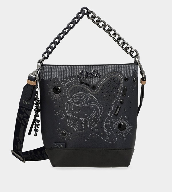Anekke Studio Navy Blue Medium Borse Crossbody | AV9764152
