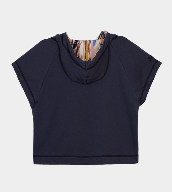 Anekke Studio Navy Blue Sleeveless Felpe | SC5319807