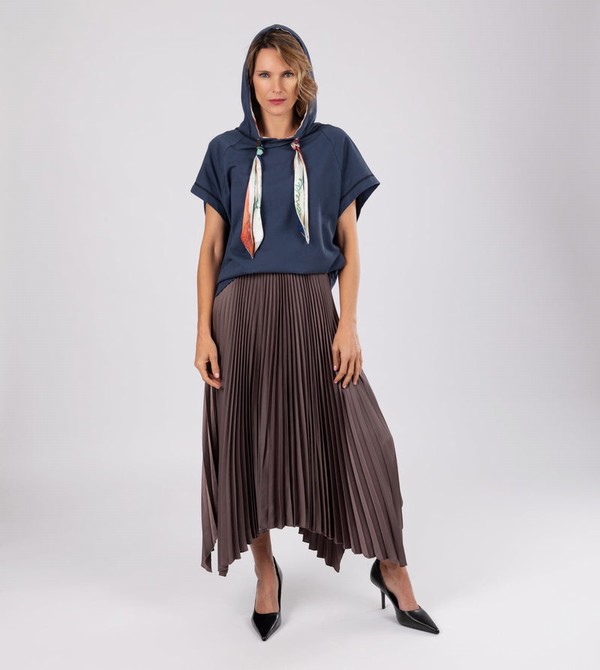 Anekke Studio Navy Blue Sleeveless Felpe | SC5319807