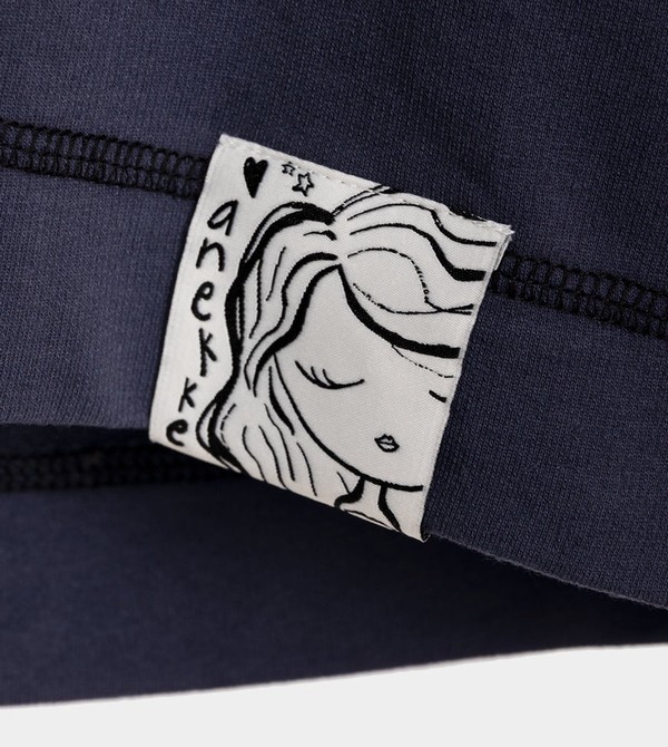 Anekke Studio Navy Blue Sleeveless Felpe | SC5319807