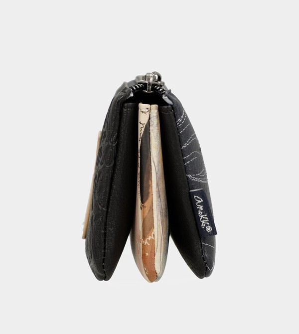 Anekke Studio Navy Blue Triple Coin Portafogli | YI7019235