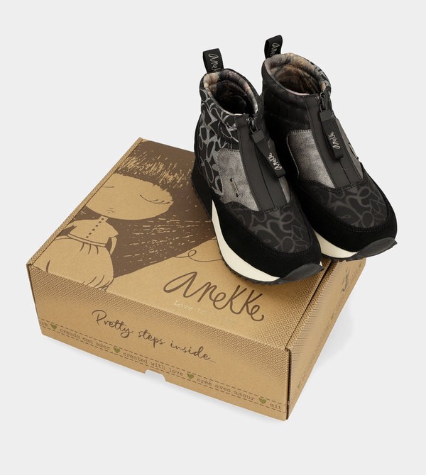 Anekke Trendy Black Sporty Scarpe | ER2578396