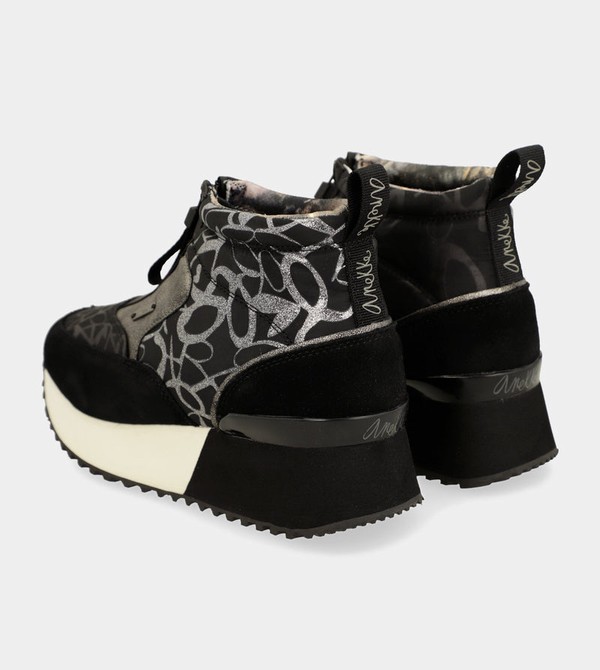 Anekke Trendy Black Sporty Scarpe | ER2578396