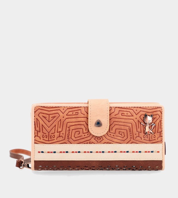 Anekke Tribe Large Brown Rfid Portafogli | CO9428507