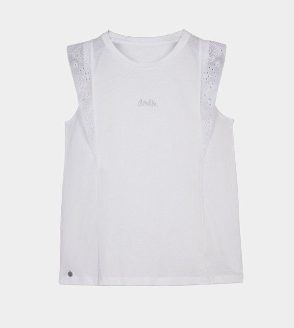 Anekke White Tank Top Magliette | HL9073642